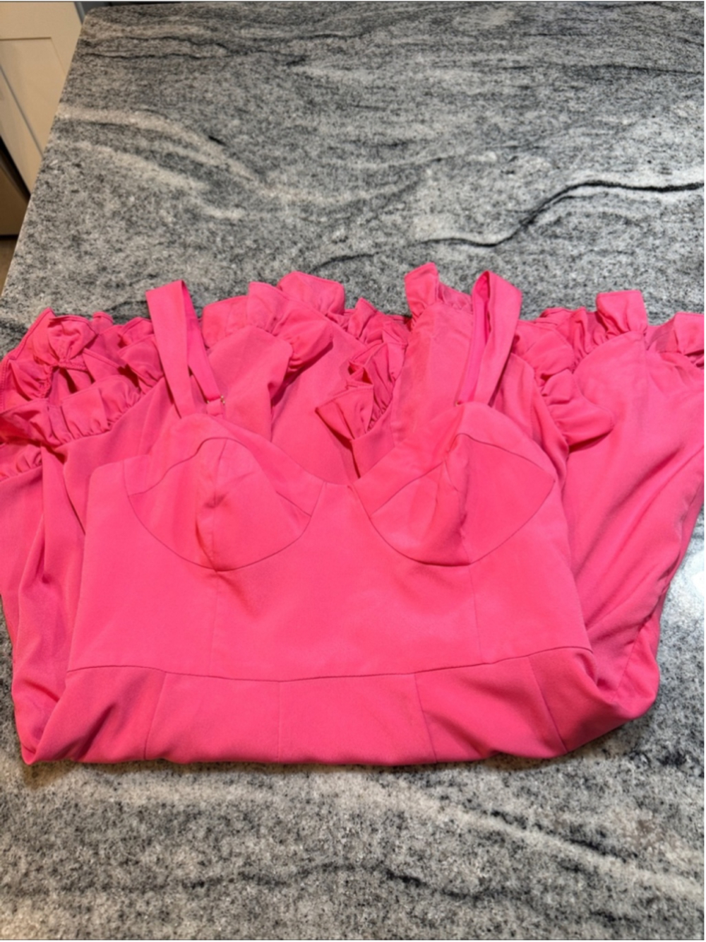 Hutch Pink Scallop Hem Fit and Flare Mini Dress - Picture 6 of 10